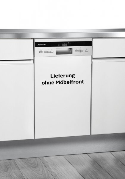 Hanseatic teilintegrierbarer Geschirrspüler HGTI4582C10T7736ES, EEK: C, Automatische Türöffnung