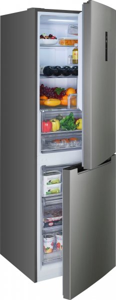 Hanseatic Kühl/Gefrierkombination HKGK18560CNFDI, EEK: C, 323 Liter, LED-Innenbeleuchtung