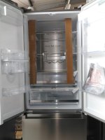 Hanseatic Side by side Kühlschrank HFD20070CWDI, EEK: C, 485 Liter, LED Beleuchtung