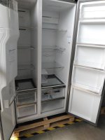 Hanseatic Side by side Kühlschrank HSBS17590CWEI, EEK: C, 574 Liter, IceMaker