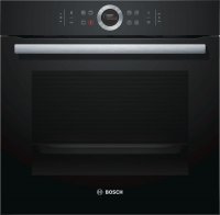 BOSCH Pyrolyse Backofen Serie 8 HBG675BB1, Pyrolyse-Selbstreinigung, EEK: A+, 4D Heißluft