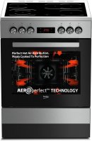 BEKO FSM67320GXS Elektroherd (EEK A, Glaskeramikkochfeld,...
