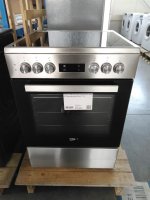 BEKO FSM67320GXS Elektroherd (EEK A, Glaskeramikkochfeld,...