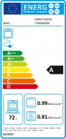 BEKO FSM67320GXS Elektroherd (EEK A, Glaskeramikkochfeld, 72 l)