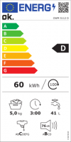 OK. OWM 5112 D Waschmaschine (5 kg, 1000 U/Min., EEK: D)