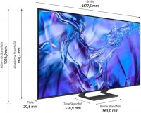 Samsung Crystal UHD 4K DU8579 Fernseher 75 Zoll, TV mit Dynamic Crystal Color, 4K Upscaling, AirSlim Design, Smart TV, GU75DU8579UXZG, Deutsches Modell [2024]