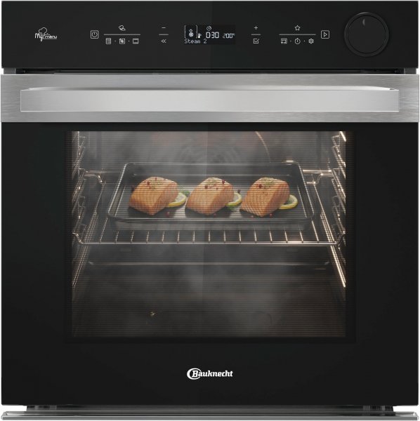 Bauknecht Einbaubackofen BIK5S DP8F2 ES Pyrolyse & Hydrolyse, AirFry-Funktion