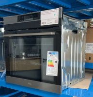 AEG BCK742080M Backofen Edelstahl, 17 Backofenfunktionen, MaxiKlasse, Kerntemperatursensor