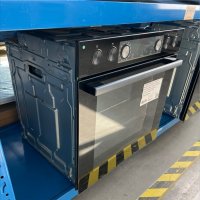GORENJE Black Set 4 Heissluft Einbauherdset (EEK A, Schwarz, 11 Beheizungsarten, Heißluft mit Dampf, IconLed Timer, AquaClean, EcoClean-Emaille, 1fach Teleskopauszug, Glaskeramik-Kochfeld 60 cm, 4 Kochzonen, Zweikreis-Kochzone, Bräterzone, Edelstahlrahmen