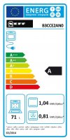 Neff B3CCE2AN0 Backofen Slide and Hide, EEK: A, CircoTherm® - Heißluft, EasyClean - schnelle Reinigung des Backofeninnenraums