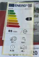 Privileg Standgeschirrspüler RFO 3T133 A F, EEK: D, Besteckschublade, Push&Go – 1 Tastendruck für sauberes und trockenes Geschirr in nur 85 Minuten, Auto Door – automatisches Türöffnungssystem