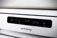 Privileg Standgeschirrspüler RFO 3T133 A F, EEK: D, Besteckschublade, Push&Go – 1 Tastendruck für sauberes und trockenes Geschirr in nur 85 Minuten, Auto Door – automatisches Türöffnungssystem