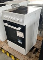 Beko Elektro-Standherd FSM57100GW, EEK: A, SimpleSteam, Heißluft mit Ringheizkörper, Zeitschaltuhr