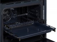 Bauknecht Pyrolyse Backofen BAK5S KP8V2 BLG mit Dampffunktion, EEK: A+, PowerHeißluft - von Beginn an gleichmäßige Verteilung der heißen Luft