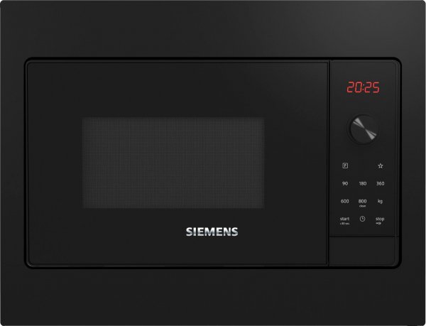 Siemens Einbau-Mikrowelle BF523LMB3, 800 W, 20l, 5 Leistungsstufen, Ideal für den Hocheinbau