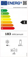 Beko Freistehender Top Freezer RDSA240K40SN 7519720068, EEK: E, Innenbeleuchtung Kühlen