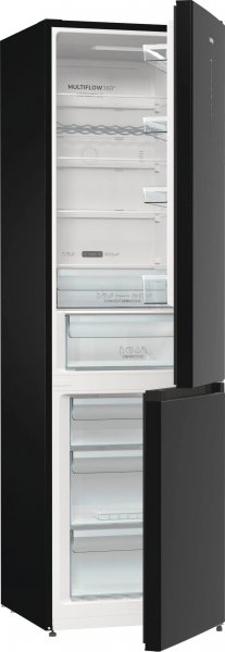 Gorenje Kühl-/Gefrierkombination NK89C0DBK, EEK: C, Nutzinhalt 361 l, No Frost – nie wieder abtauen!, FreshZone