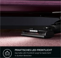 AEG Akku-Stielstaubsauger AS62HB25SH HYGIENIC 6000 CORDLESS CLEANER 2IN1 shell white, Innovative Roll in/Roll out Ladestation, Behältervolumen 300 m