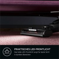 AEG CLEAN 6000 AS62A252XN Akku Staubsauger kabellos/stielstaubsauger beutellos/leise/handstaubsauger akku / 55 min Laufzeit/Hartboden / 2in1 / Tierhaare/Hund/Katze/Teppich/Auto/braun