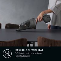 AEG CLEAN 6000 AS62A252XN Akku Staubsauger kabellos/stielstaubsauger beutellos/leise/handstaubsauger akku / 55 min Laufzeit/Hartboden / 2in1 / Tierhaare/Hund/Katze/Teppich/Auto/braun