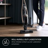 AEG CLEAN 6000 AS62A252XN Akku Staubsauger kabellos/stielstaubsauger beutellos/leise/handstaubsauger akku / 55 min Laufzeit/Hartboden / 2in1 / Tierhaare/Hund/Katze/Teppich/Auto/braun