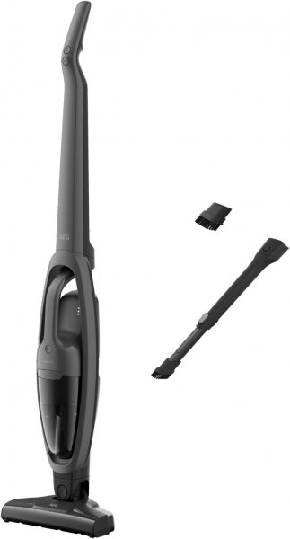 AEG CLEAN 5000 Cordless Cleaner 2in1 Akku-Staubsauger kabellos / Akku-Laufzeit: bis zu 45 Min. / Farbe: Dark Grey