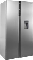 Beko Side by side GNO5322XPN 8996313200, 344l Kühlen / 185 l Gefrier, EEK: E (A-G), mit Wasserspender