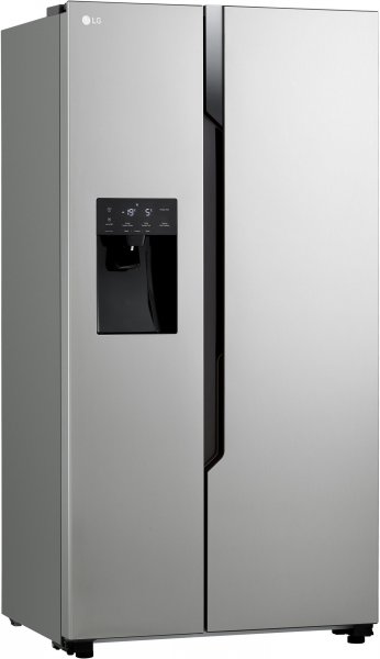 LG Side by side GSM32HSBEH, Eis-, Crushed Ice- und Wasserspender, Wassertank: kein Festwasseranschluss notwendig, Multi-Airflow Umluftkühlung, Total No Frost, EEK: E (A-G)