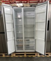 Hanseatic Side by side HSBS17590AI EEK: A (A-G), Nutzinhalt: 592 Liter, Abtauautomatik, 2x Frischeschubladen, 2x Freezone Gefrierschubladen