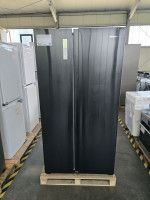 Hisense Side by side RS677N4BFD, EEK: D (A-G), Nutzinhalt gesamt: 519 l, Multi 3D Luftzirkulation, LED Display