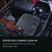 AEG Heissluftfritteuse AAF7B 7000 / Fassungsvermögen: 6,8 l AAF7B Schwarz,