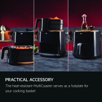 AEG Heissluftfritteuse AAF7B 7000 / Fassungsvermögen: 6,8 l AAF7B Schwarz,