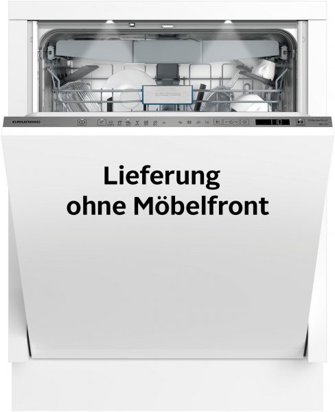 Grundig vollintegrierbarer Geschirrspüler GNVP4510CW 7697201677, EEK: A, DeepClean, CornerWash, Steuerung: Direct Access LC-Display