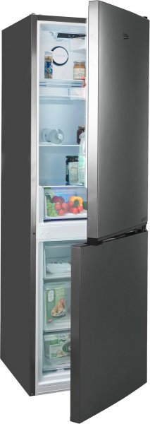 Beko Kühl/Gefrierkombination B5RCNA366HG, EEK: C, Nutzinhalt: 316 Liter, No Frost – nie wieder abtauen!, AeroFlow