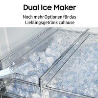 Samsung Side by side French Door RF65DG9H0EB1EF, EEK: E, Rauminhalt gesamt: 636 Liter, AIFood Manager, No Frost+ - Nie wiederabtauen