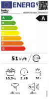 Beko Waschvollautomat Frontlader BM3WFU41041A, EnergySpin - bis zu 35% sparsamer, Coldwash - Wasser- u. Zeitersparnis