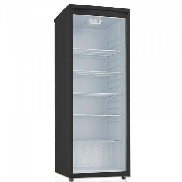Geratek Kiruna GK2000B Flaschenkühlschrank 259L LED Schwarz Gewerbe EEK: F