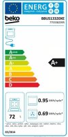 BEKO Herdset mit Elektro-Kochfeld, 3d-Funktion, SteamAddm 2-fach Teleskopauszug, Restwärmeanzeige
