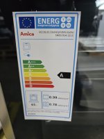 AMICA Gas-Standherd SHEG 914 121 E, Steam Clean, Teleskopauszug nachrüstbar, EEK: A