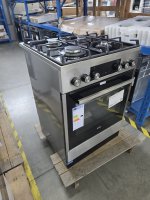 AMICA Gas-Standherd SHEG 914 121 E, Steam Clean, Teleskopauszug nachrüstbar, EEK: A