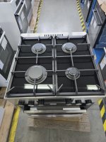 AMICA Gas-Standherd SHEG 914 121 E, Steam Clean, Teleskopauszug nachrüstbar, EEK: A