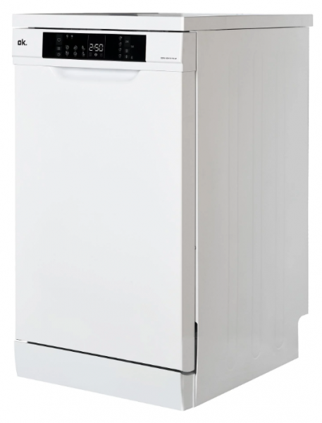 OK. ODW 4541 D FS W Geschirrspüler (Standgerät, 448 mm breit, 49 dB (A), D)