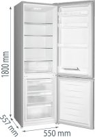 GORENJE RK418DPS4 Kühlgefrierkombination (D, 269 l,...