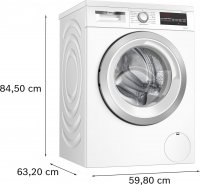BOSCH WUU28T42 Serie 6 Waschmaschine (9 kg, 1400 U/Min., A) Doppelter Schutz vor Wasserschäden, Trommelreinigungsprogramm