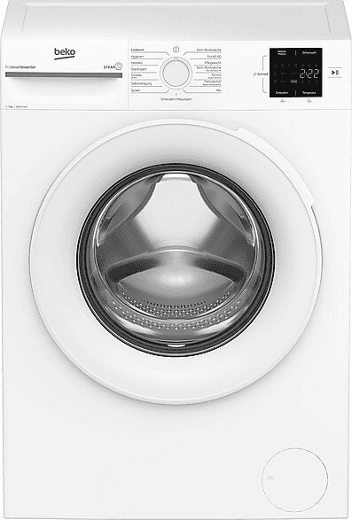 BEKO BMMWFU374A Waschmaschine (7 kg, 1400 U/Min., EEK: A) Dampfkraft gegen Falten & Bakterien, Smarte Features für jede Beladung