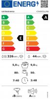 LG V5WD95SLIMB Serie 5 Waschtrockner (9 kg / 5 kg, 1200...