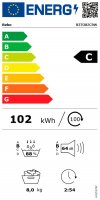 Beko Wärmepumpentrockner B3TO82C9W, 8Kg, Multifunktionsdisplay, EEK: C, 64 dB(A)