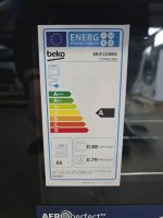 Beko BBIE12000X Backofen, 66 Liter Volumen, EEK: A, EEK A (A+++ bis D), 6 Beheizungsarten, Silberfarben