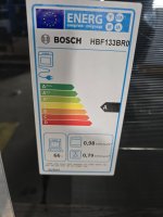 Bosch HBF133BR0 Backofen, 66 Liter Volumen, EEK: A, EEK A (A+++ bis D), 5 Beheizungsarten, Silberfarben