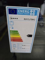 Neff Pyrolyse Backofen N 30 B2CCJ7BK3, 71 Liter Volumen, EEK: A+, Schwarz, AirFry-Funktion, LED-Display,